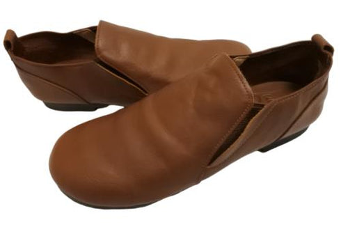 【KOBE DADA CAM-8 ブラウン】本革サイドゴアスリッポンシューズ